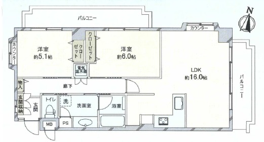 マンション 神楽町 エル夙川