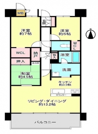 マンション 仁川町 プラネスーペリア西宮仁川Ｂ棟