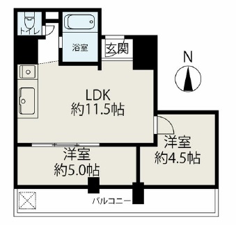 マンション 城ケ堀町 コーポラス城ケ堀