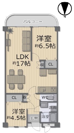 マンション 羽衣町 夙川グリーンタウン　南棟