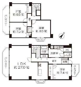 マンション 甲子園口北町 甲子園リバーサイドハイツ