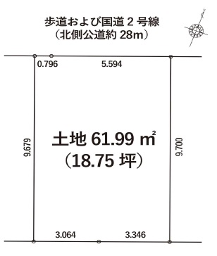 土地 屋敷町 屋敷町　土地