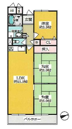 マンション 上田西町 サンロイヤル武庫川サンク