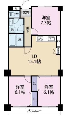 マンション 甲陽園本庄町 日商岩井甲陽園マンション