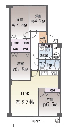 マンション 南甲子園 マンハイム甲子園Ⅱ
