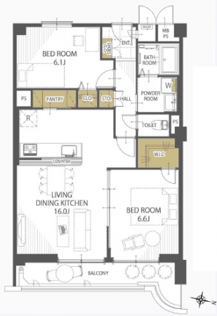 マンション 松下町 日商岩井夙川マンション