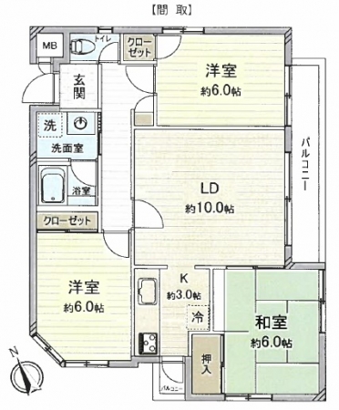 マンション 一ケ谷町 サンライズハイツ一ケ谷